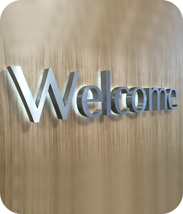 Объемные буквы из алюминия