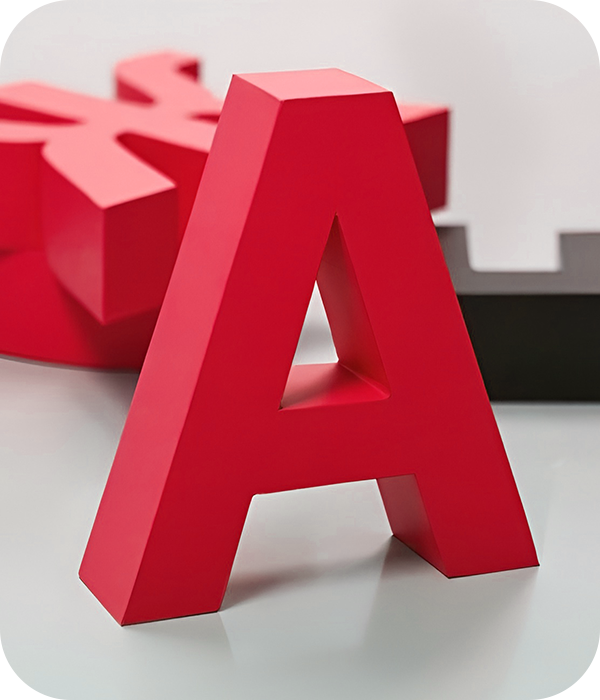 Как заказать объемные буквы из пенопласта и не прогадать