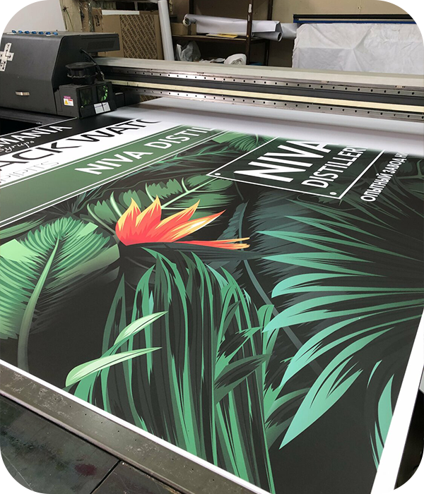 УФ-печать на пластике от нашей компании