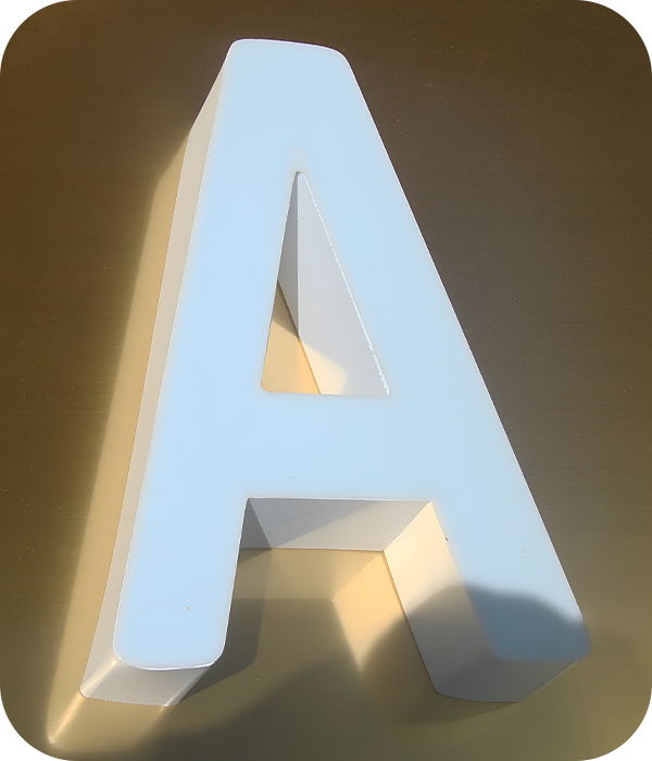 Вывески из объемных пластиковых букв, Петрозаводск