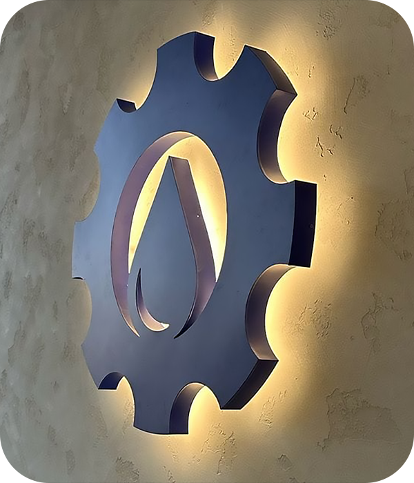 Виды световых коробов сложной формы